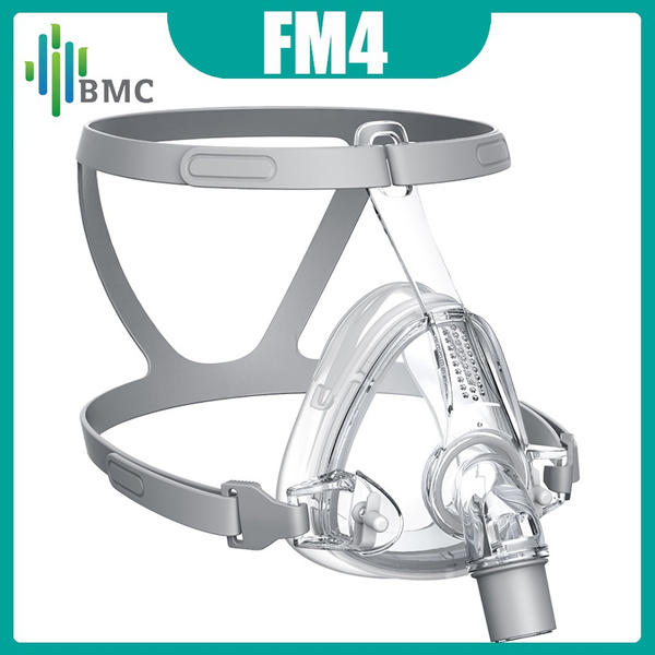 Bmc fm4 new cpap full face mask suitable auto cpap bipap machine size s