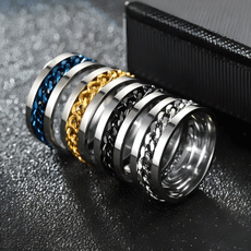 Steel, Fashion, creativering, 925 silver rings