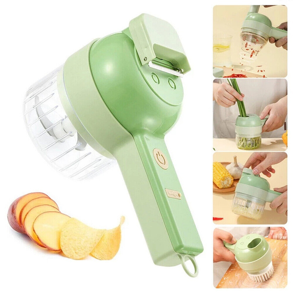 Green Plastic Multifunctional Vegetable Cutter, For Home