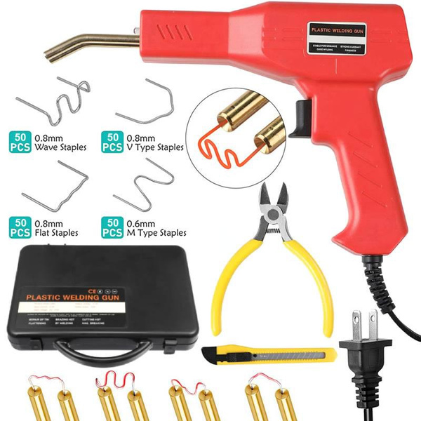 Car Bumper Repair Tool Kit 50W Plastic Repair Welding Plastic Solder Stapler Welder Gun Repair Bumper Tool Kit I.687832105
