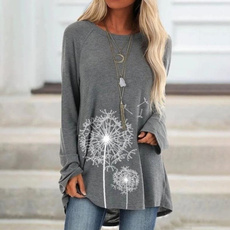 Plus Size, Long Sleeve, Loose, autumn and winter
