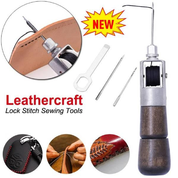 Leather And Fabric Sewing Awl Leather Craft Automatic Lock Stitching