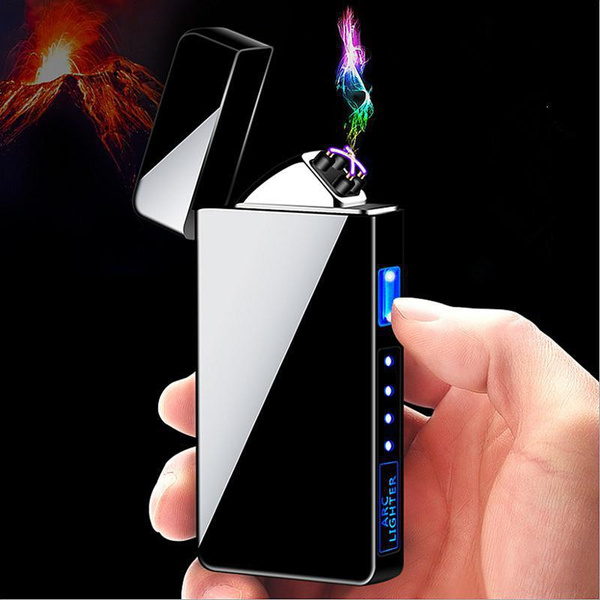 NEW Personalise Intelligent Induction Windproof Double Arc Lighter ...