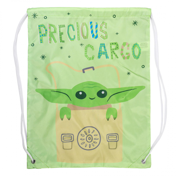 Baby Yoda Precious Cargo Kids 18 Inch Cinch Bag Travel Backpack