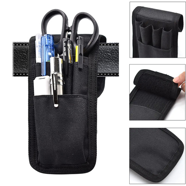 Belt Pen Holder, Multifunctional Adjustable Tactical Pencil Pouch