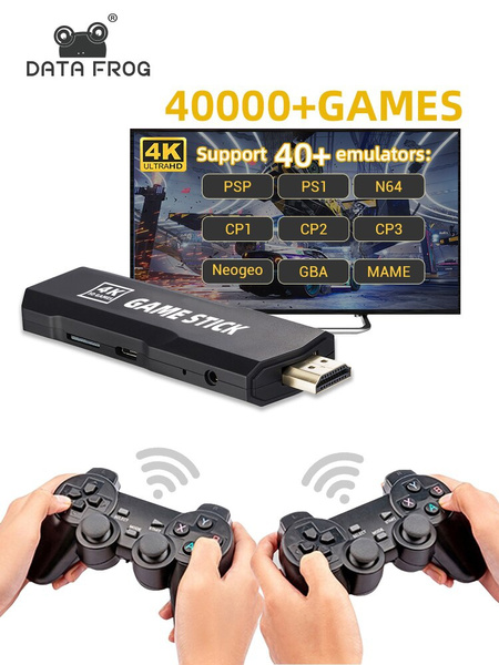 Console Retro Fire Stick Con 10000 Giochi E 64GB – Due Joypad Wireless Per TV E PC, 4K