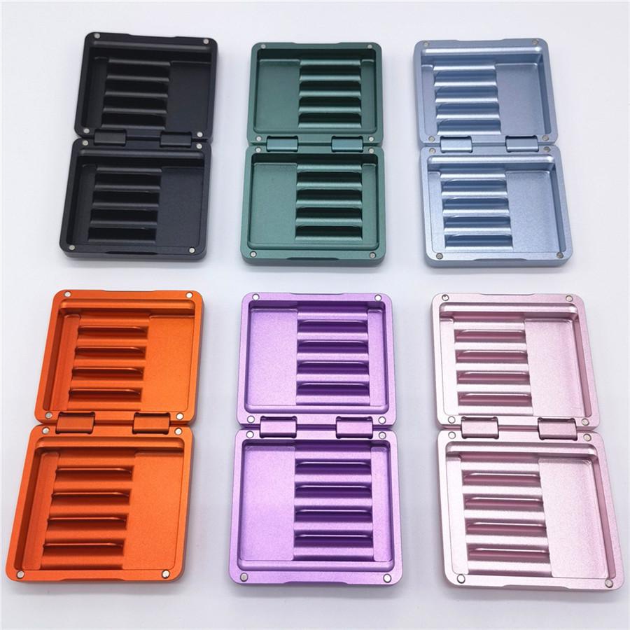 Aluminum Metal Cigarette Box 10 Holes For IQOS E Cigarette Accessories Carrying Case For IQOS/LIL Cigarette Holder_voghion.com