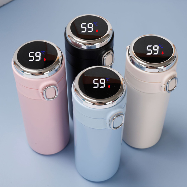  Stainless Steel Smart Water Bottle LED Temperature