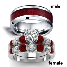 White Gold, Couple Rings, wedding ring, 925 silver rings