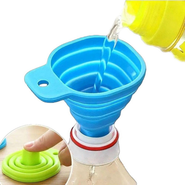 Engine Funnel Car Universal Silicone Liquid Funnel Washer Fluid Change ...