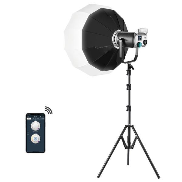 CanadianStudio Pro 85W LED Softbox Lighting Kit - Continuous Video Light With Stand For Streaming, Photography, YouTube