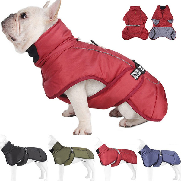 Waterproof Big Dog Clothes Warm Large Dog Coat Jacket Reflective