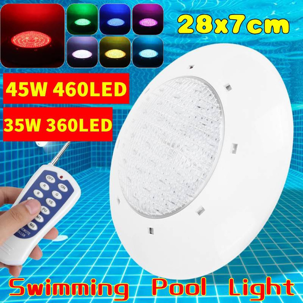 Swimming Pool Light(28x7cm), 35W/45W Underwater Light Colour Changing