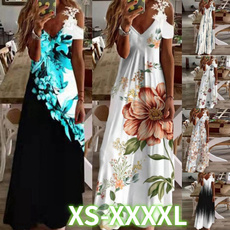 Summer, vestidoscasuale, Fashion, Floral print