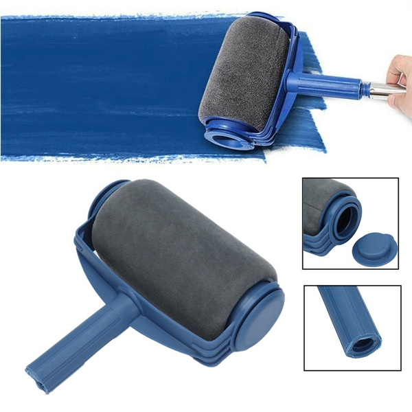 Paint Roller Multifunctional DIY Roller Paint Brush Blue Handheld