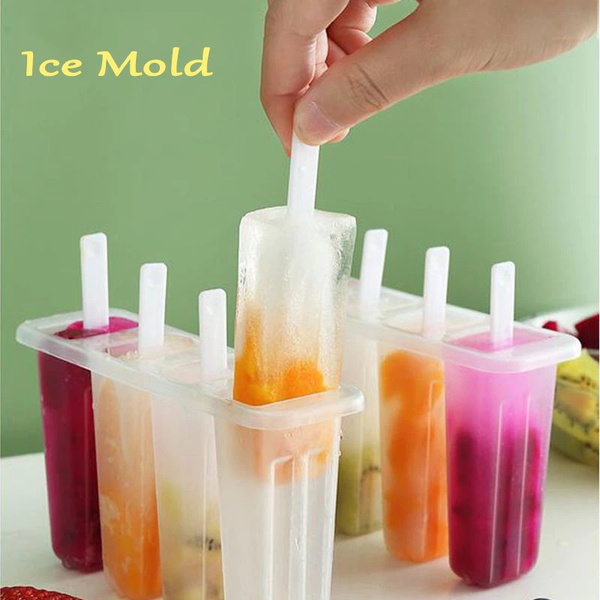 Popsicle Mold Homemade Strawberry Fruit Popsicle Mold Children's Frozen ...