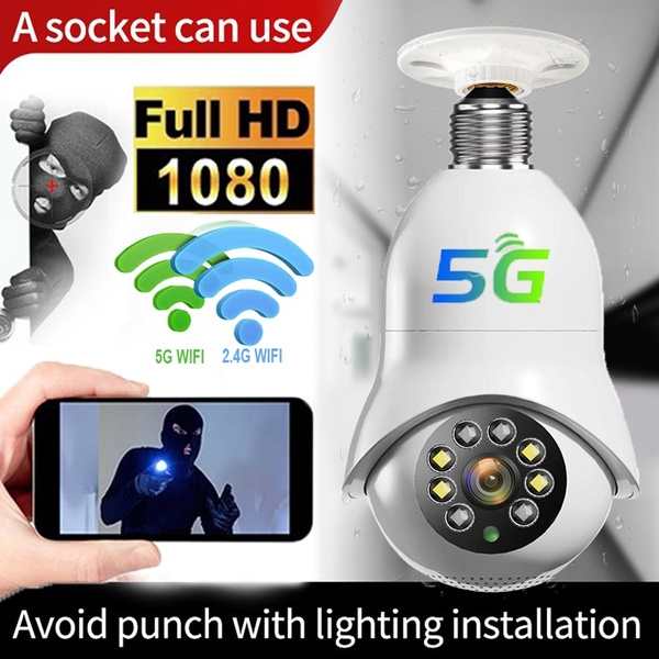 E27 Bulb Camera 1080P Wireless Wifi IP Camera Panoramic Home Security