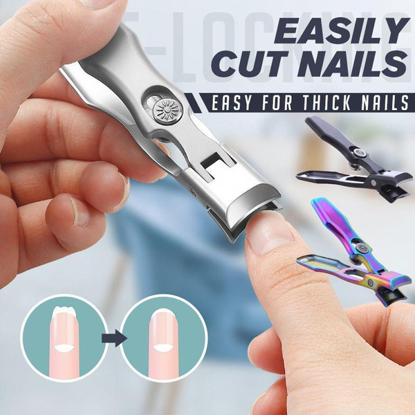 Portable Ultra Sharp Nail Fingernail Clipper Steel Wide Jaw Opening