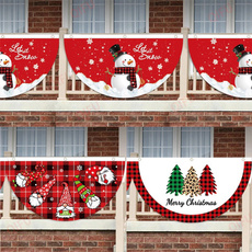 christmasdoorhanging, yarddecorationsoutdoor, Polyester, Outdoor