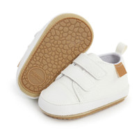 VASHCAME-Babys Prewalker of Soft Leather Non-Slip Breathable Sneaker Toddler Shoes for Newborn Children Boy Girl Infant 