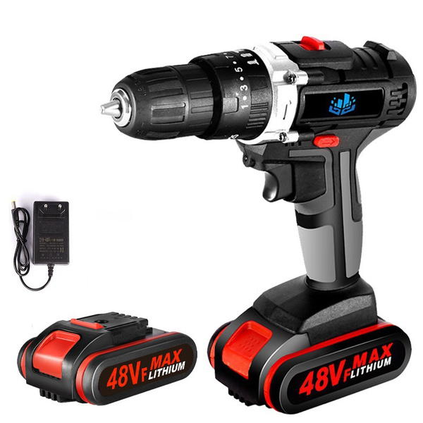 25+3 Speed Electric Cordless impact Hammer Drill Screwdriver Set Power