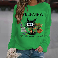Cat Sweatshirt, Gardening, Sleeve, sweatshirtformen