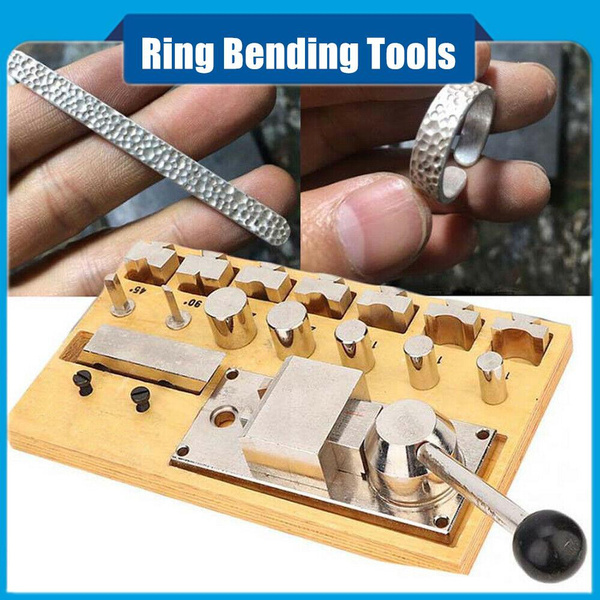 Ring Bending Machine, Jewelry Ring Bender Maker Tool Set For Earring Finger  Ring Jewelry Making, Wooden/Metal