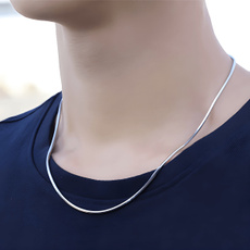 Copper, Square, Necklace, Chain