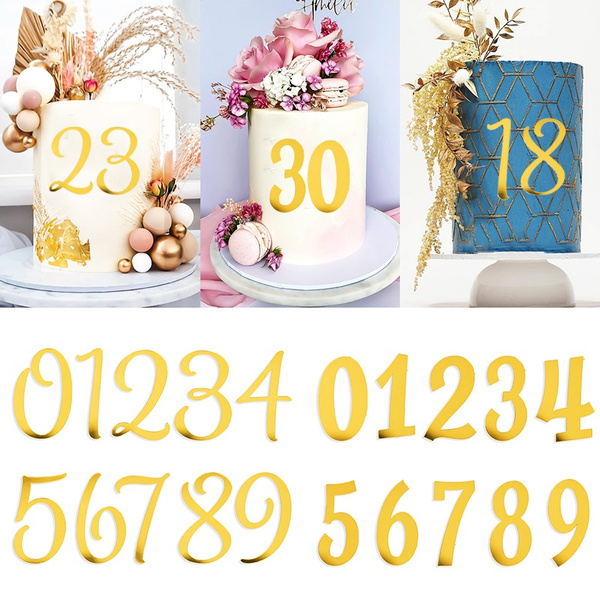 9 number cake topper