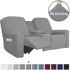 reclinersofacoverwithcenterconsole, Fleece, loveseat, Console
