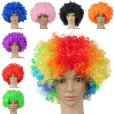 wig, Funny, bangwig, rainbow