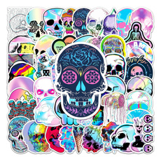 skeletonsticker, skullsticker, Sport és szabadidő, Stickers