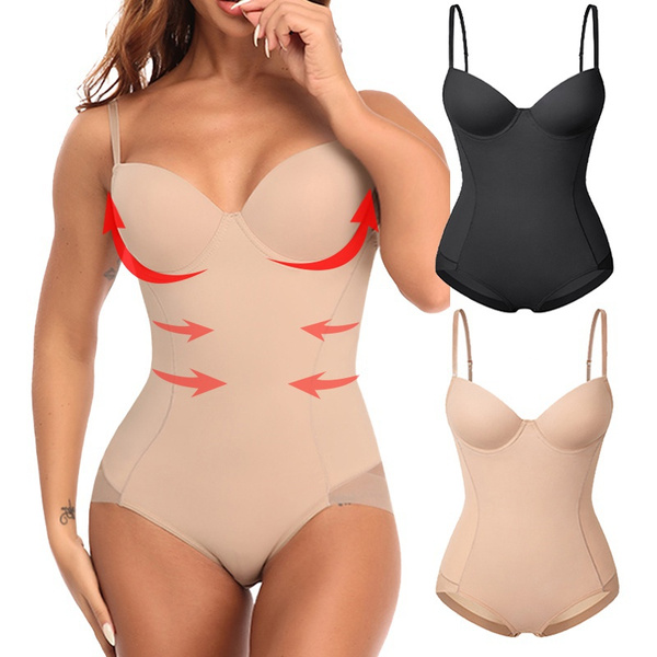 Sexy Bodysuit With Cups For Women Full Body Shaper Waist Trainer