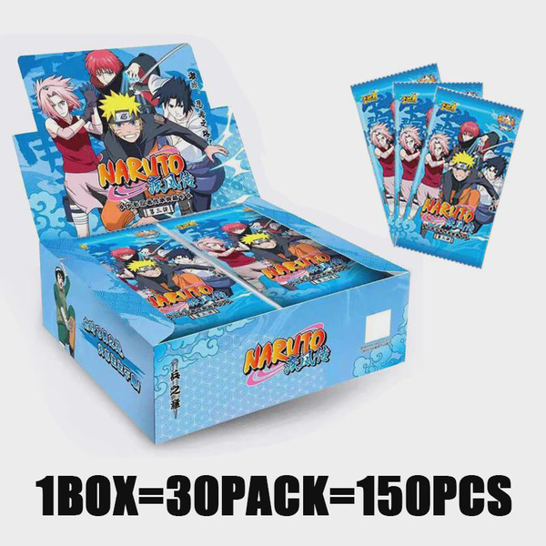 150 PCS Naruto cards Uzumaki Sasuke Ninja hobby Game Collection rare ...