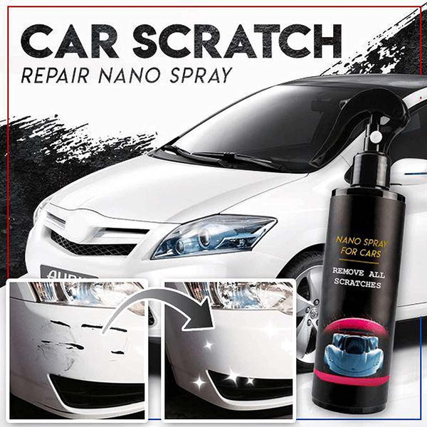 1 Bottle Car Scratch Repair Spray 30/120/250ml Nano Ceramic Coating Car  Paint Sealant Removes Any Scratch and Mark Spray