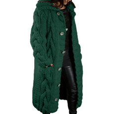 Plus Size, hooded, Winter, Sleeve