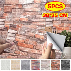 wallpaper3d, Bathroom, foamwallpaper, Waterproof