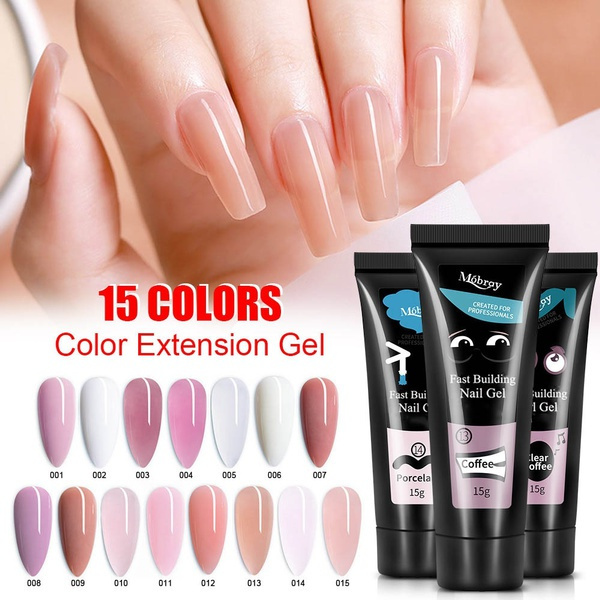 15ML/1PC Poly Extension Gel For Nail, Natural Pink Gel Builder Nail Gel  Trendy Nail Art Design Nail Extension Gel Salon Nail Easy DIY At Home Fall  Manicure Christmas Gifts For Women |