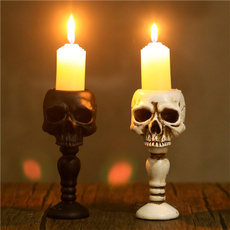Candleholders, Goth, Skeleton, Office