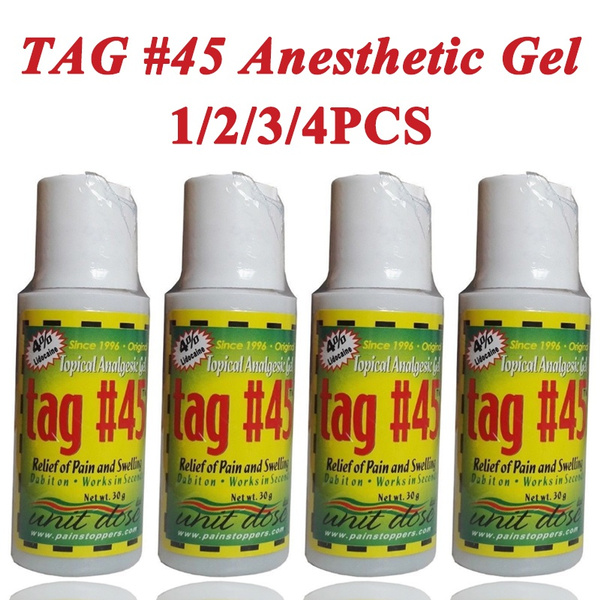 1/2/3/4PCS Original TAG 45 Topical Anesthetic Gel Formula Effective