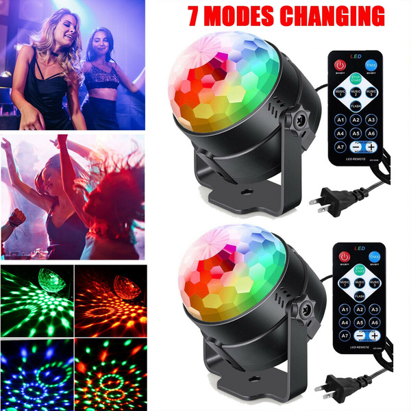 LED Disco Ball Disco Light LED RGB Colour Changing Rotating DJ