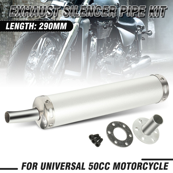 Universal Motorcycle Racing Universal Motorcycle Race Steel Exhaust Muffler Silencer Pipe For ...