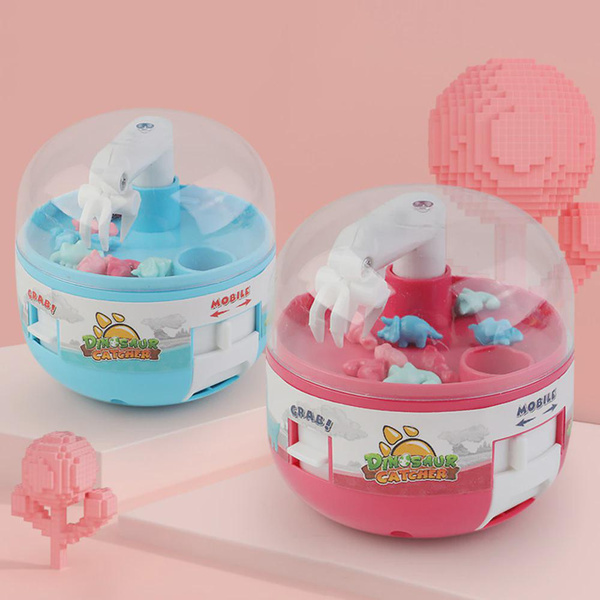 Toy Grabbing Machine Mini Claw Machine Children's Toys Dinosaur Grabbing Machine Capsule ...
