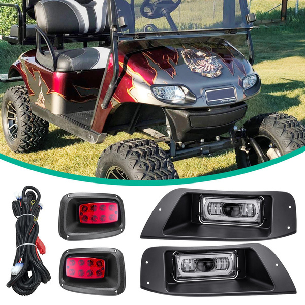 12V LED Light Kit,Waterproof Adjustable Headlight and Tail Lights for