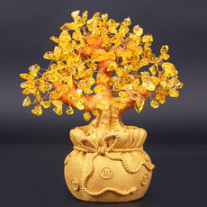 Bonsai, decoration, crystalmoneytree, moneytree