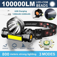 Flashlight, ledheadlamp, Head, Outdoor
