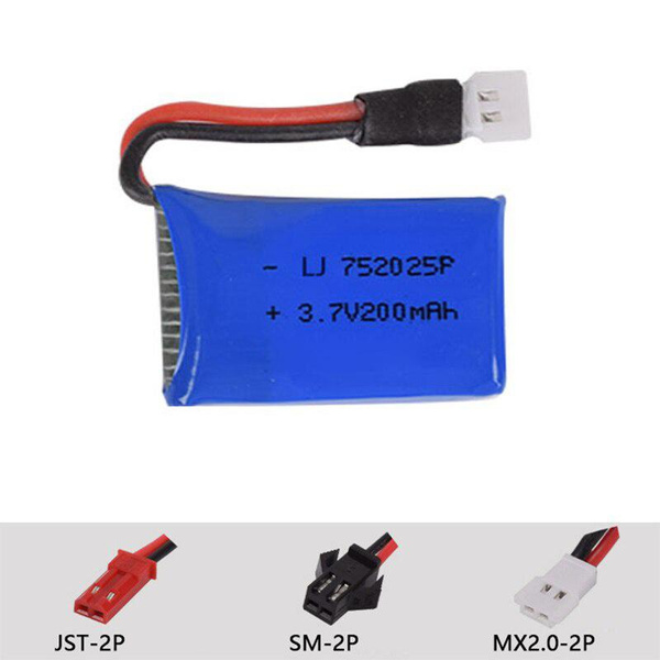Batteries LiPo 720mAh 3.7V Pour Drone Syma X5, Wltoys - Lot De 2, Neuf