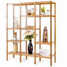 storagerack, bookcase, 4shelf, Bamboo