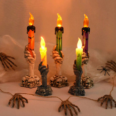 Toy, Skeleton, candlelight, halloweenaccessorie