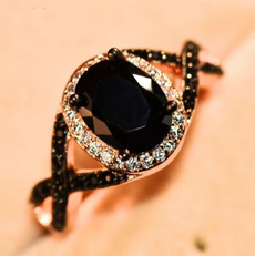 blackzircon, wedding ring, gold, Jewelry